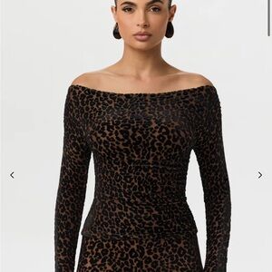 Naked Wardrobe leopard Print Top
